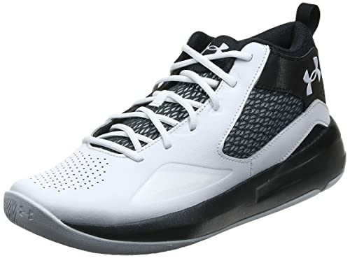 Under Armour Lockdown 5, Zapatillas de Baloncesto Unisex Adulto, Blanco (White/Black-100), 40 EU