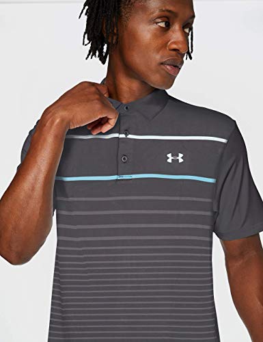 Under Armour Playoff 20 Men's Transpirable Hombre, cómoda y Ancha Camisa Polo Masculina de Manga Corta, Rojo, MD