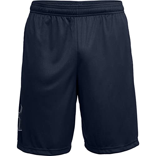 Under Armour Tech Graphic Short, Pantalón corto Hombre, Azul (Academy / Steel) , M