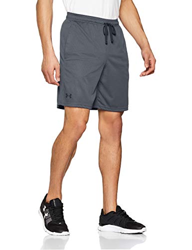 Under Armour UA Tech Mesh Short Pantalones Cortos, Hombre, Gris (Pitch Gray/Black 012), M