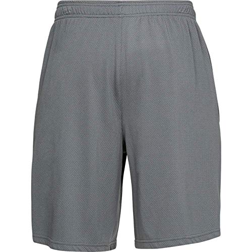 Under Armour UA Tech Mesh Short Pantalones Cortos, Hombre, Gris (Pitch Gray/Black 012), M