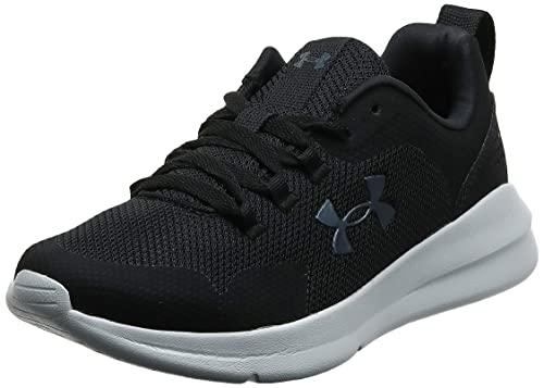 Under Armour UA W Essential, Zapatillas para correr de carretera, Mujer, Negro (Black / White / Black), 42 EU