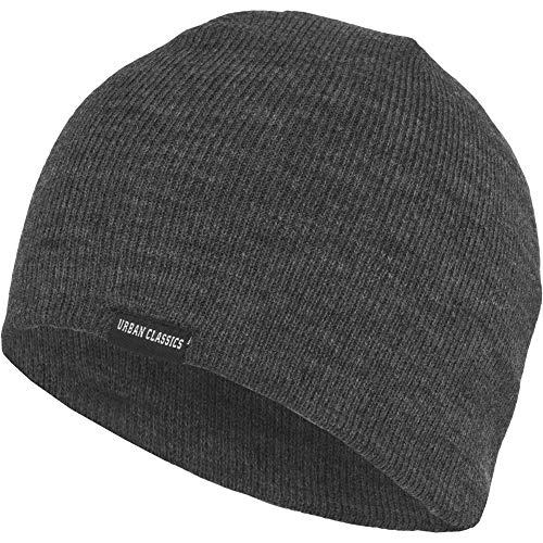 Urban Classics básico Gorro de Punto, Gris (Charcoal 91), Talla única para Mujer