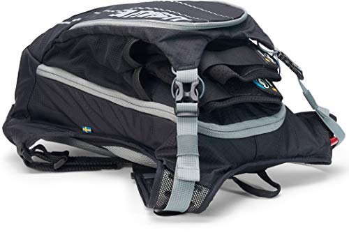 USWE Sports Airborne 15 Mochila de hidratación con vejiga, Unisex, Negro, 15 L