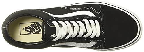 Vans Old Skool, Zapatillas Unisex Adulto, Negro (Black/White), 46