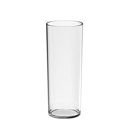 Vaso Tubo Irrompible Transparente (12 uds.)