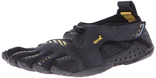 Vibram Fivefingers Signa, Zapatillas Impermeables Mujer, Multicolor (Black/Yellow), 36 EU