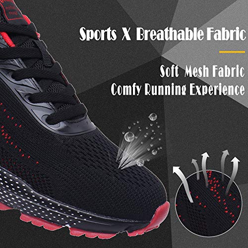 VVQI Zapatos para Correr Hombres Mujeres Zapatillas de Deporte Zapatos Deportivos Moda Ligero Zapatos Transpirables Casuales