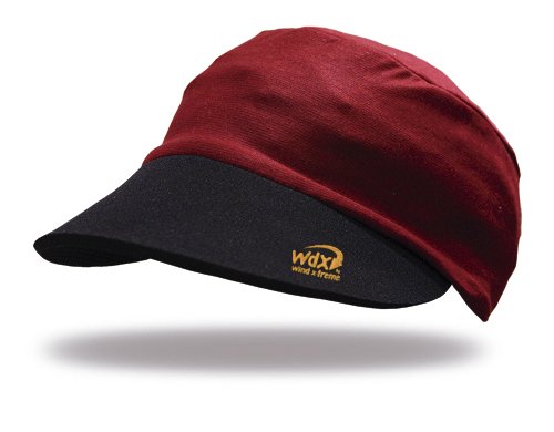 Wind X Treme Gorra con protección UV, Visera Neopreno, elástica, Adaptable, Adulto, (Red)