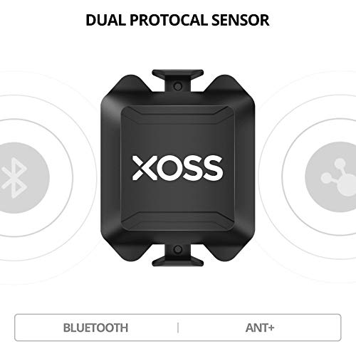 XOSS X1 Sensor de cadencia de Velocidad para computadora de Bicicleta Smartphone Bluetooth / Ant + Modo Dual Ciclismo Bicicleta inalámbrica (Sensor de cadencia / Velocidad x2 Piezas)