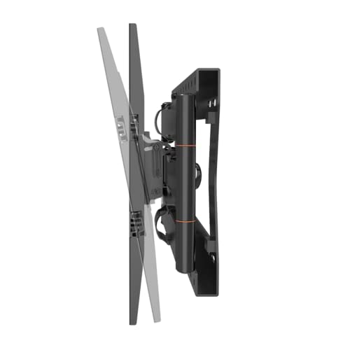 XTRARM Tantal Flex Soporte de Pared para televisor - a VESA 400 x 400 mm, Totalmente móvil / Giratorio / Giratorio / inclinable (Distancia 80 cm / 60 kg, Negro)