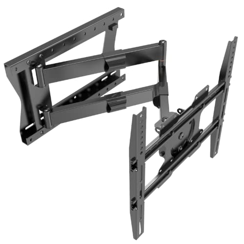 XTRARM Tantal Flex Soporte de Pared para televisor - a VESA 400 x 400 mm, Totalmente móvil / Giratorio / Giratorio / inclinable (Distancia 80 cm / 60 kg, Negro)