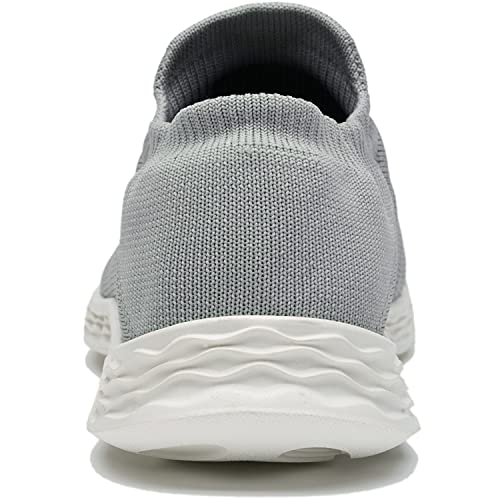 Zapatillas Casuales para Hombre Calzado Deportivo Bajas de Moda Sandalias de Verano Ligeras y Transpirables Gris 41