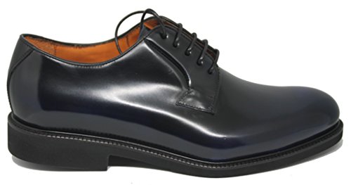 Zapato de Cordones Pala Lisa en Piel Becerro BARRATS para Hombre Color Azul Marino