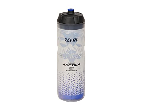 Zefal  165B, Arctica Bidon de ciclismo Isothermo, Unisex Adulto, Azul, 750 ml