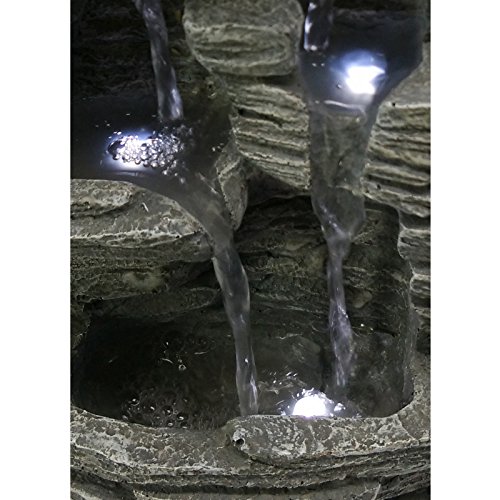 Zen Luz SCF 150 Gran Cañón - Fontana, Piedra, Color: Gris, 19 x 16 x 28 cm