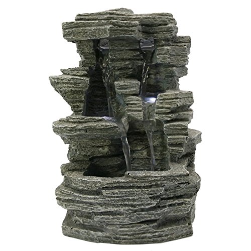 Zen Luz SCF 150 Gran Cañón - Fontana, Piedra, Color: Gris, 19 x 16 x 28 cm